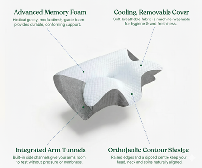 Taisok ErgoComfort Neck Support Pillow