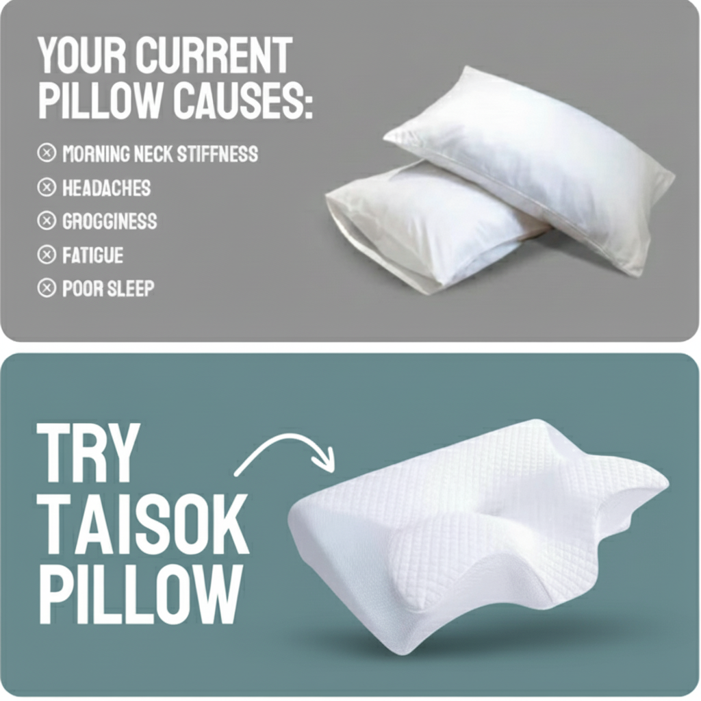 Taisok ErgoComfort Neck Support Pillow